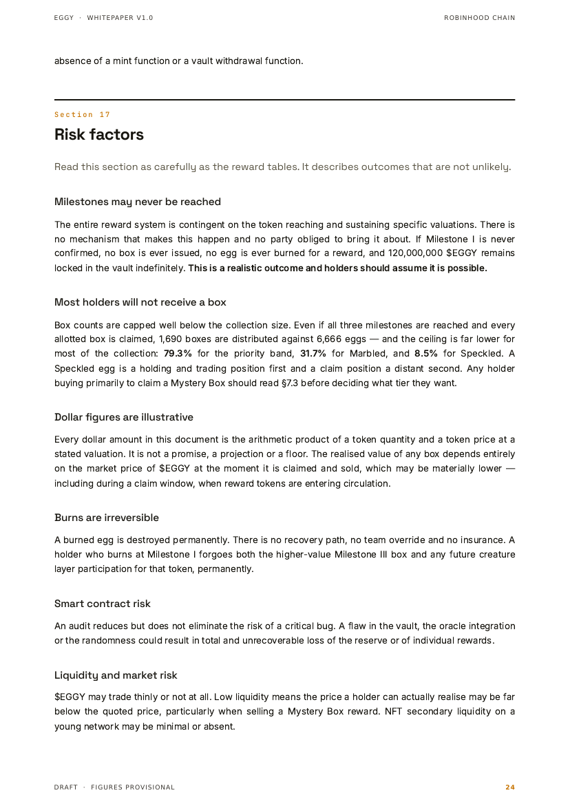 $EGGY whitepaper page 25 of 26